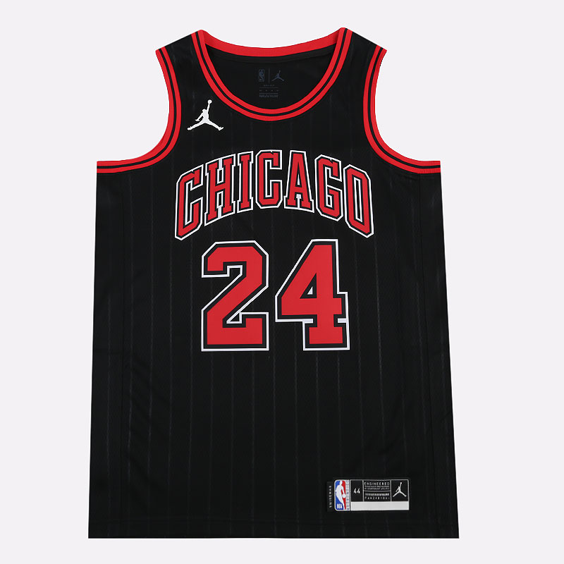 мужская черная майка Jordan Lauri Markkanen Bulls Statement Edition 2020 NBA CV9472-018 - цена, описание, фото 1